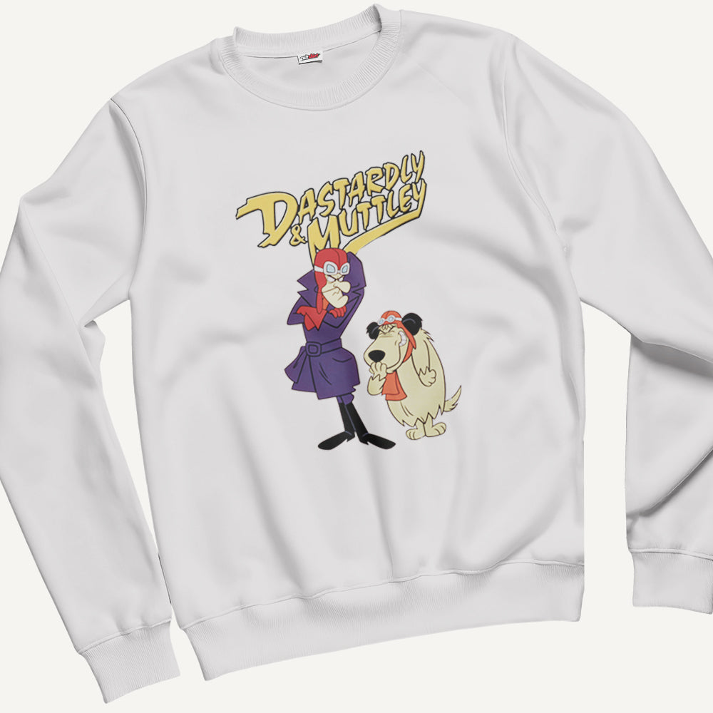 Felpa Girocollo Unisex Muttley e Amico – Manga & Anime Vintage