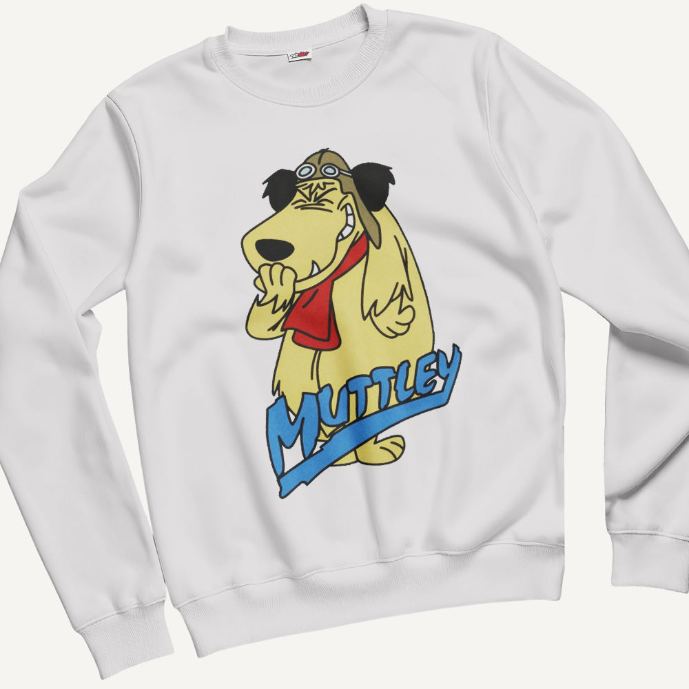 Felpa Girocollo Unisex Cane che Ride – Manga & Anime Vintage