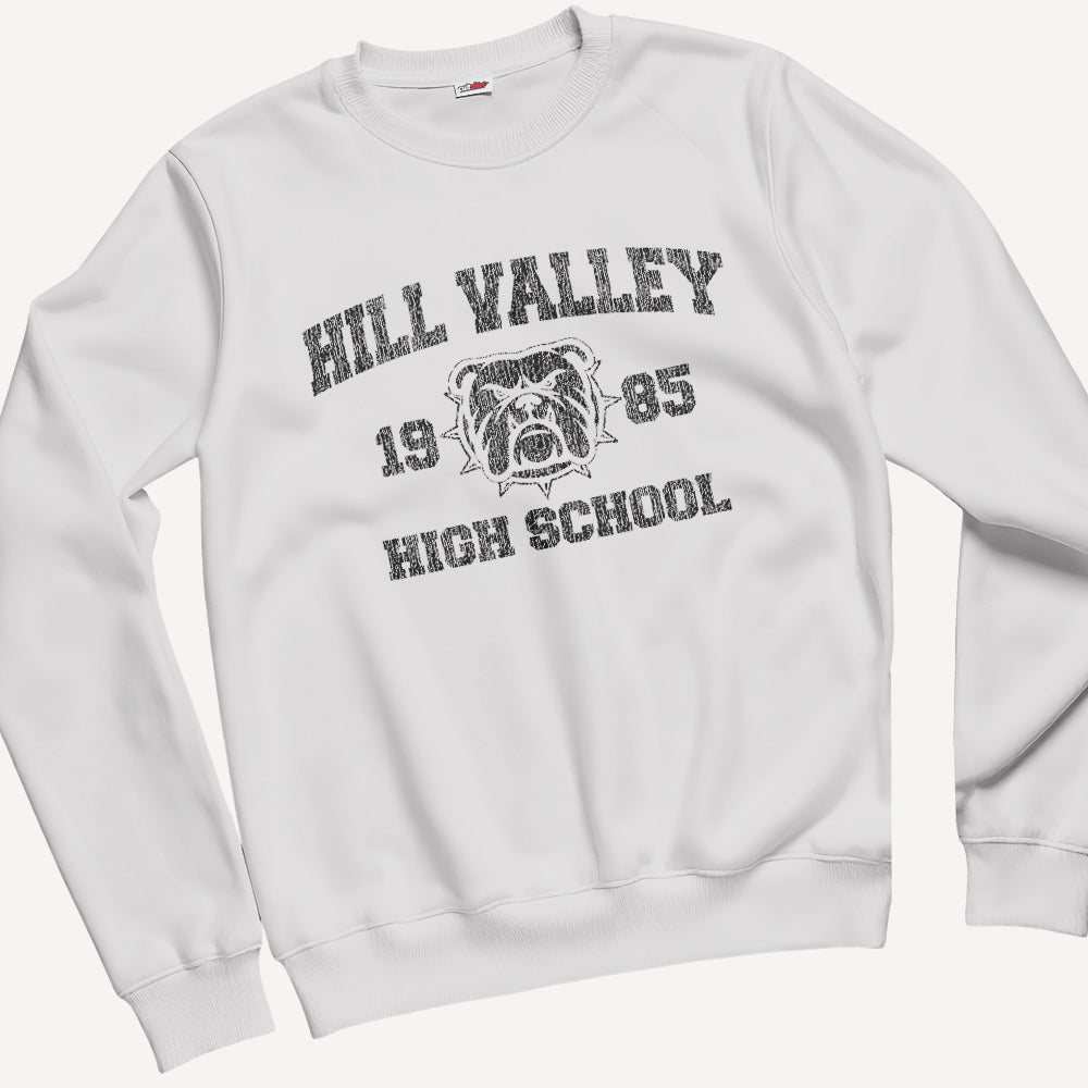 Felpa Girocollo Unisex H. Valley High School 1985 Future – Cinema Cult Vintage