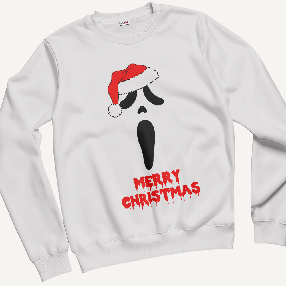 Felpa Girocollo Unisex Merry Christmas – Urlo di Natale – Cinema Cult Vintage