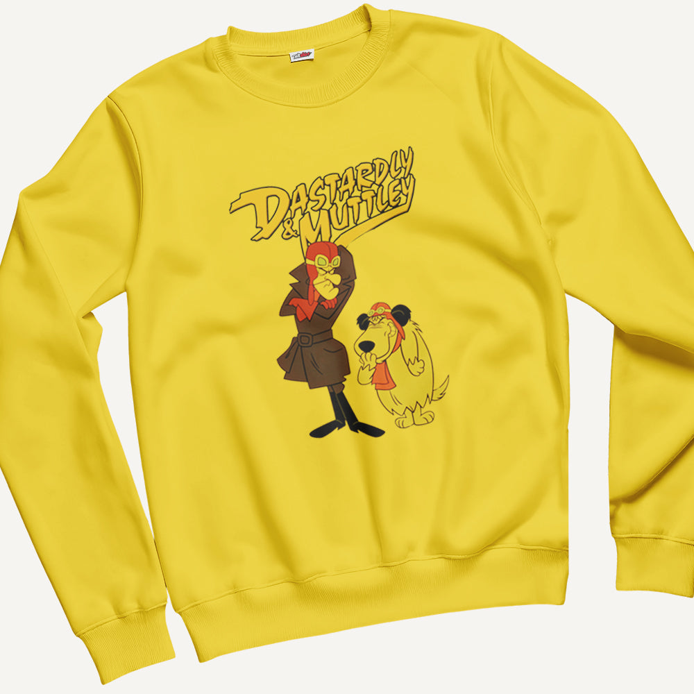 Felpa Girocollo Unisex Muttley e Amico – Manga & Anime Vintage