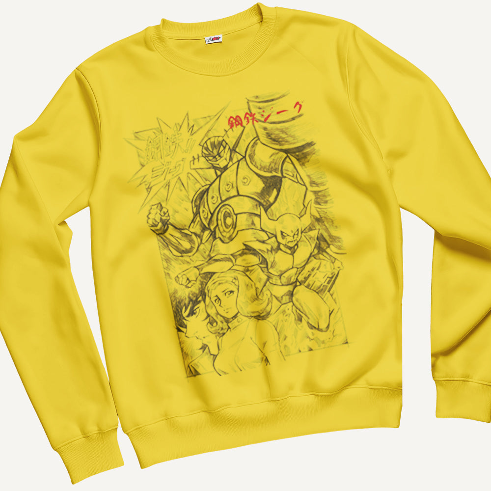 Felpa Girocollo Unisex Robottone Acciaio – Manga & Anime Vintage