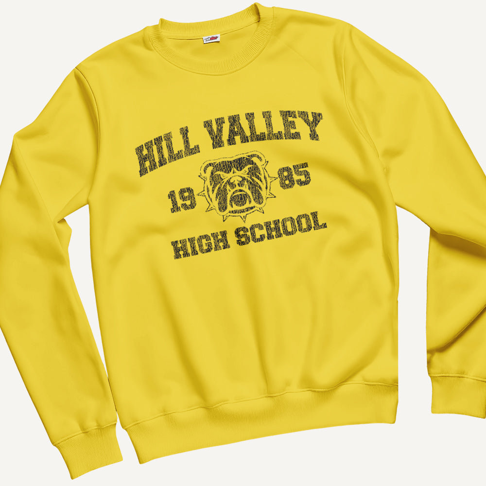 Felpa Girocollo Unisex H. Valley High School 1985 Future – Cinema Cult Vintage