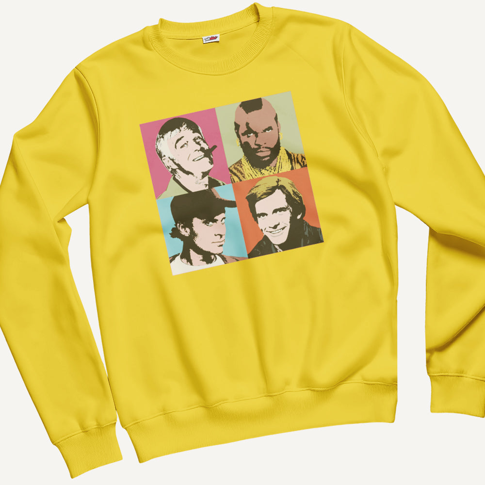 Felpa Girocollo Unisex AM Pop – Serie TV & Cinema Cult
