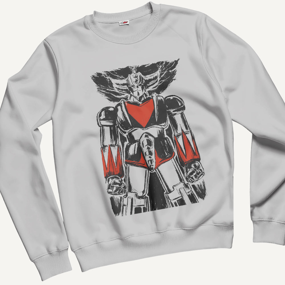 Felpa Girocollo Unisex Robottone Art – Manga & Anime Vintage