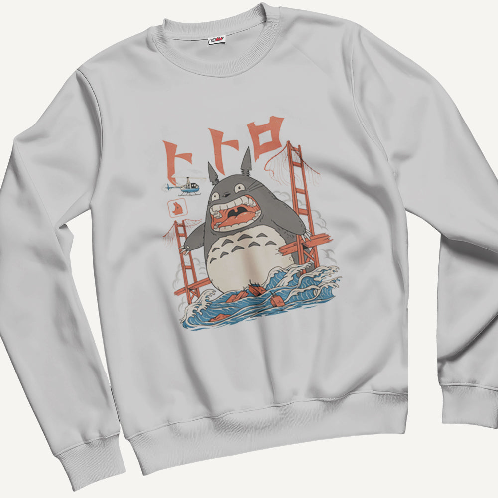 Felpa Girocollo Unisex Tot Monster – Manga & Anime Vintage