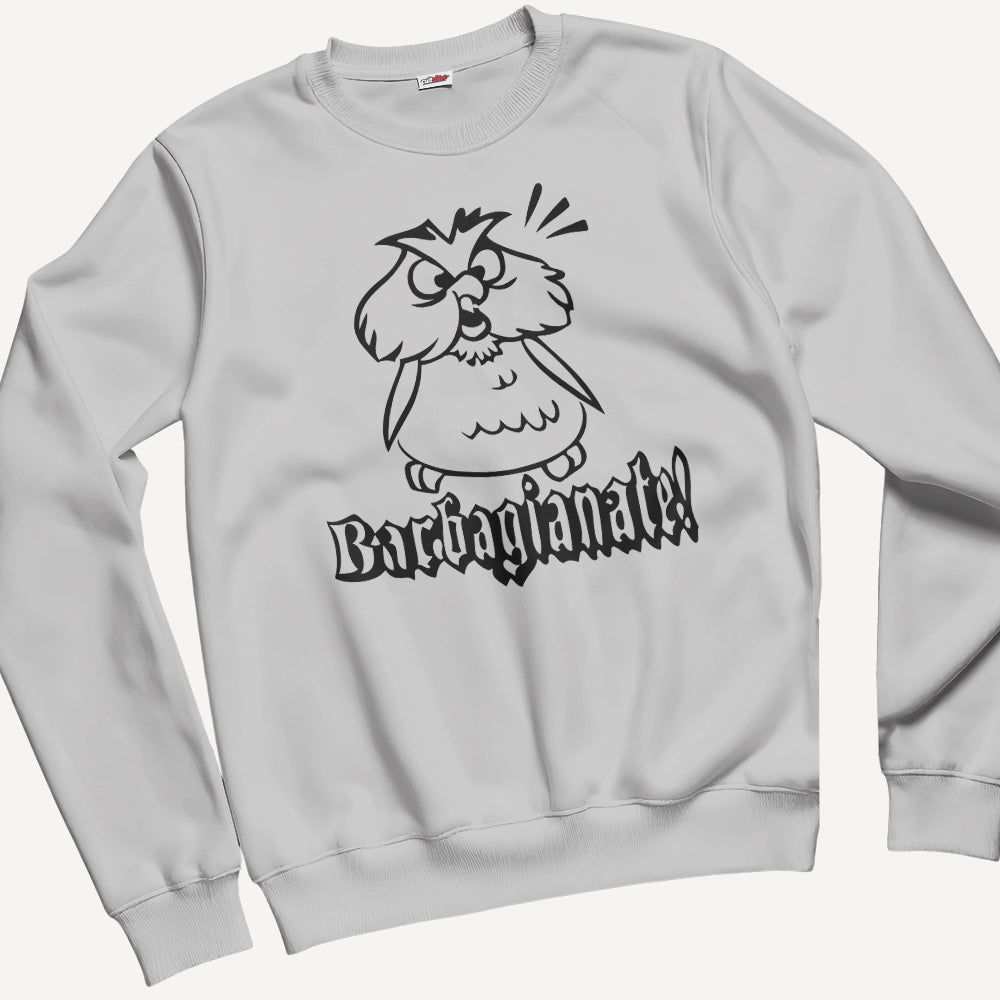 Felpa Girocollo Unisex Barbagianate Anacleto – Manga & Anime Vintage