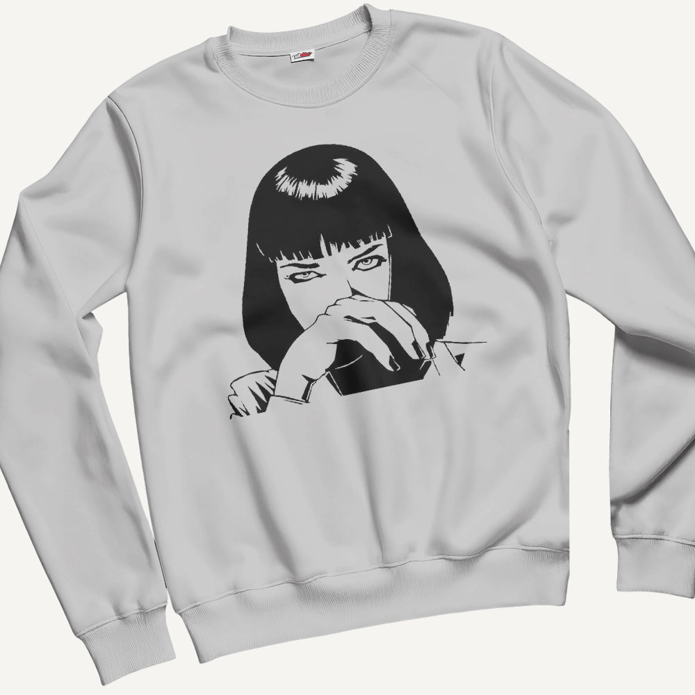 Felpa Girocollo Unisex Mia W – Cinema Cult Vintage