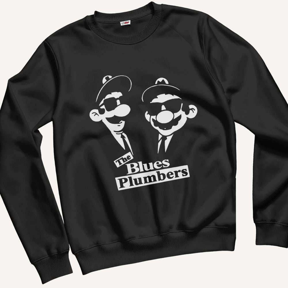 Felpa Girocollo Unisex The Blues Plumbers – Gli Idraulici Blues – Cinema Cult Vintage