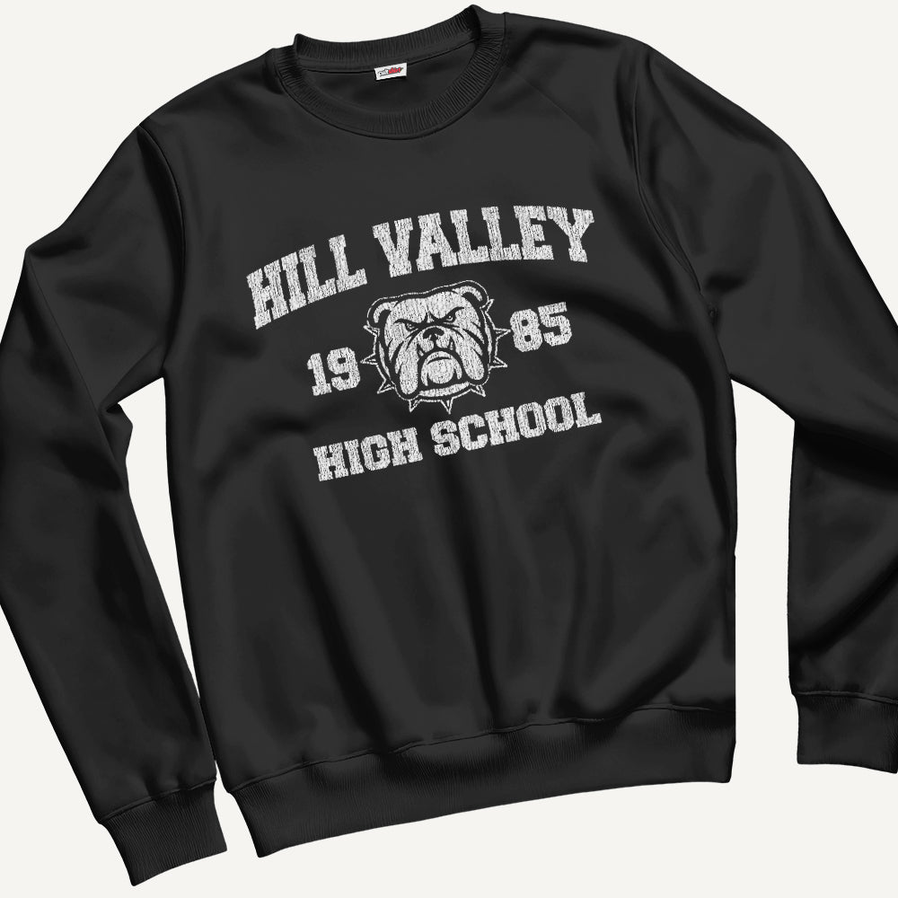 Felpa Girocollo Unisex H. Valley High School 1985 Future – Cinema Cult Vintage