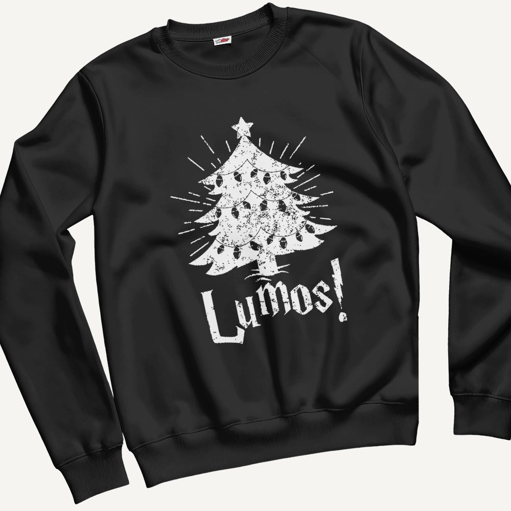 Felpa Girocollo Unisex Lumos Albero di Natale – Cinema Cult Vintage