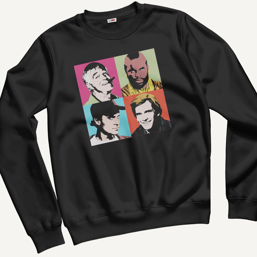 Felpa Girocollo Unisex AM Pop – Serie TV & Cinema Cult
