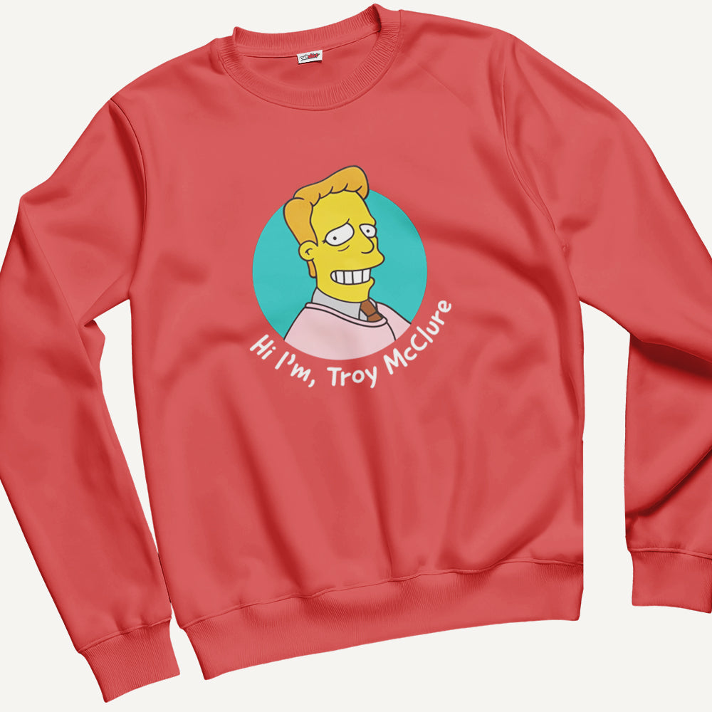 Felpa Girocollo Unisex Hi, I'm T. MacClure – Manga & Anime Vintage