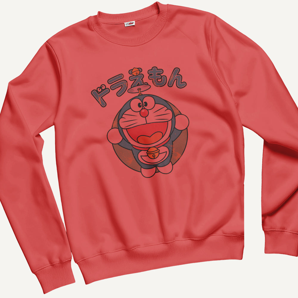 Felpa Girocollo Unisex Gatto Spaziale Giapponese – Manga & Anime Vintage