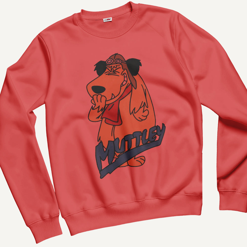 Felpa Girocollo Unisex Cane che Ride – Manga & Anime Vintage