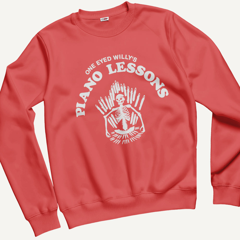 Felpa Girocollo Unisex One-Eyed Willis Piano Lessons – Cinema Cult Vintage