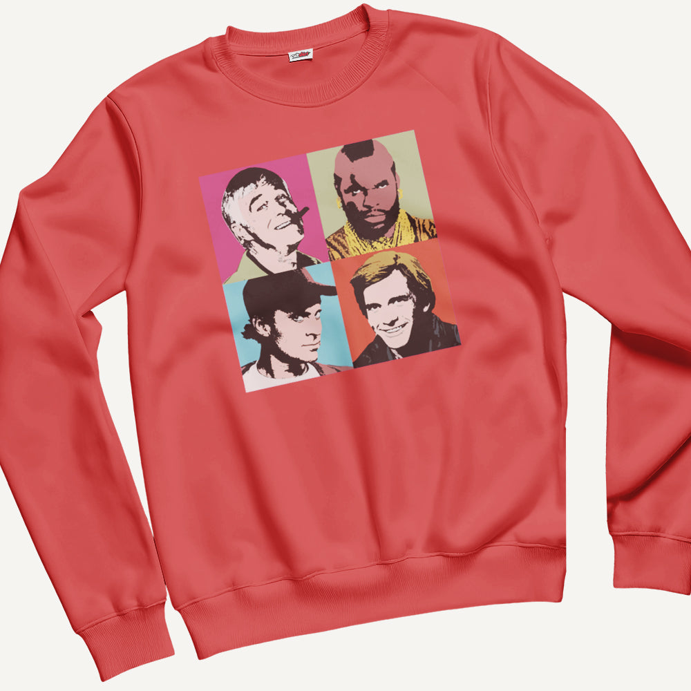 Felpa Girocollo Unisex AM Pop – Serie TV & Cinema Cult