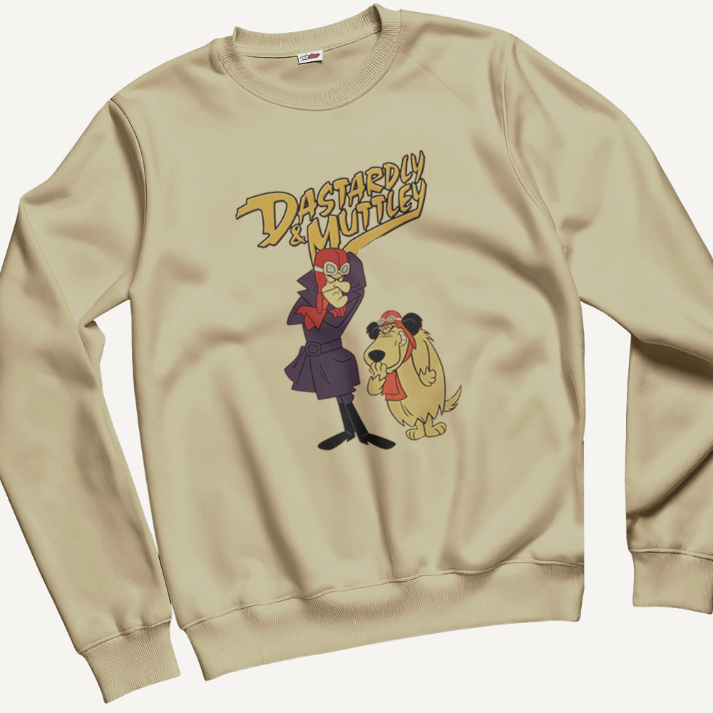 Felpa Girocollo Unisex Muttley e Amico – Manga & Anime Vintage
