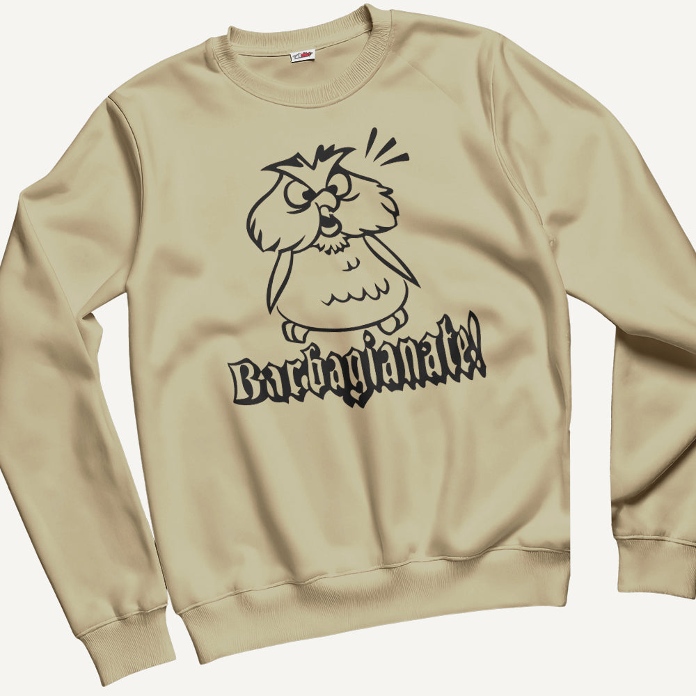 Felpa Girocollo Unisex Barbagianate Anacleto – Manga & Anime Vintage