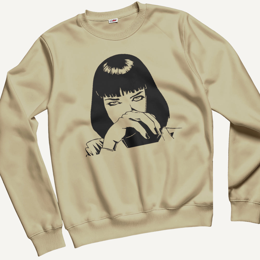 Felpa Girocollo Unisex Mia W – Cinema Cult Vintage