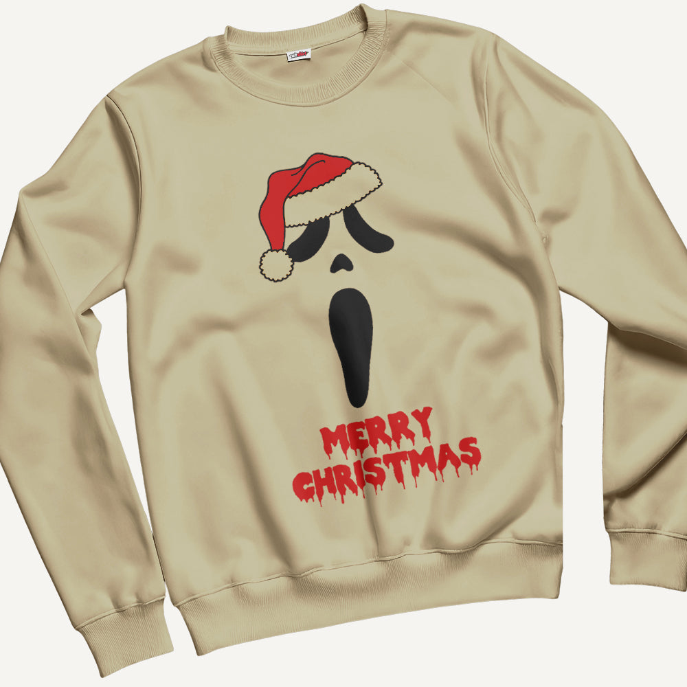 Felpa Girocollo Unisex Merry Christmas – Urlo di Natale – Cinema Cult Vintage