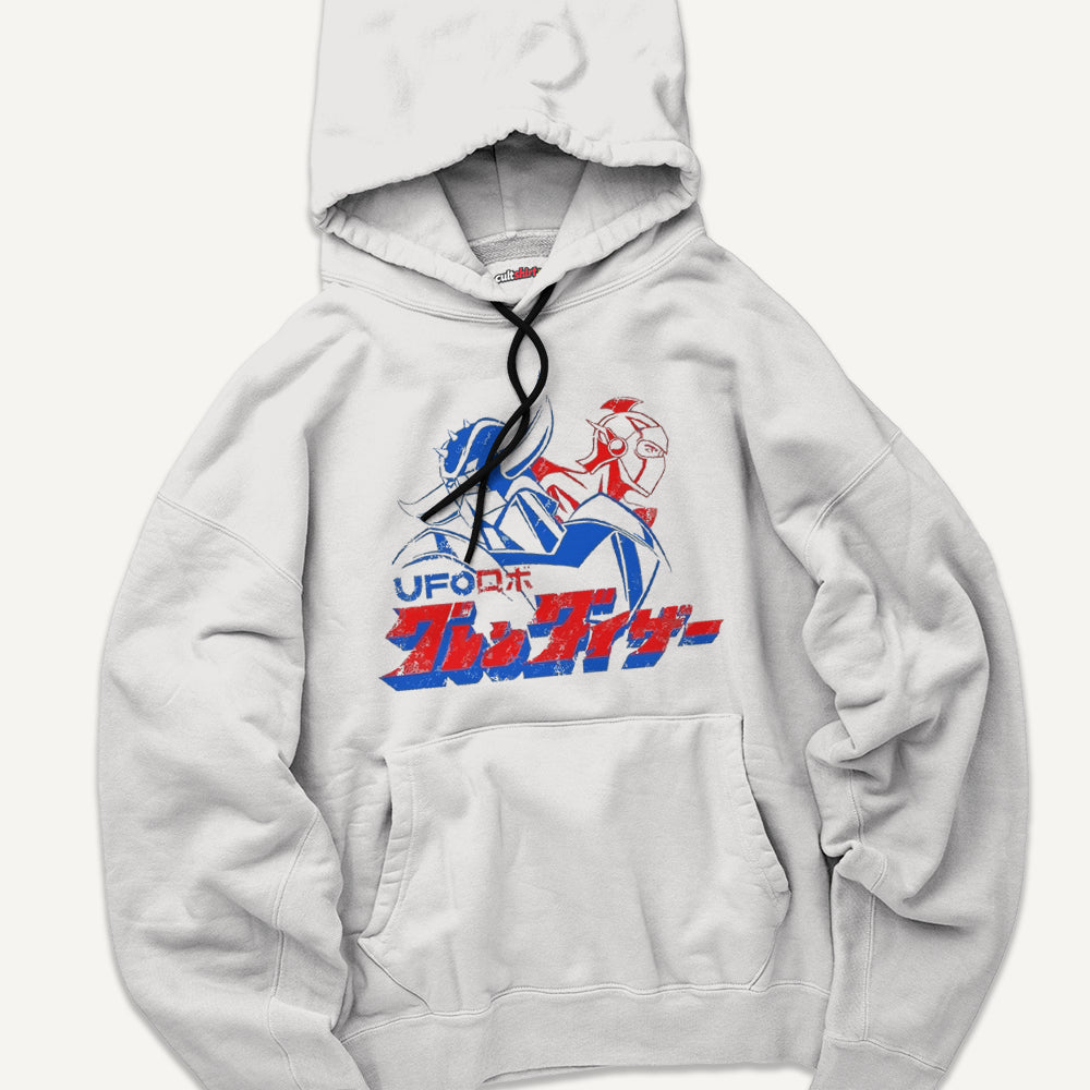 Felpa con Cappuccio Unisex UFO Robottone Manga – Manga e Anime