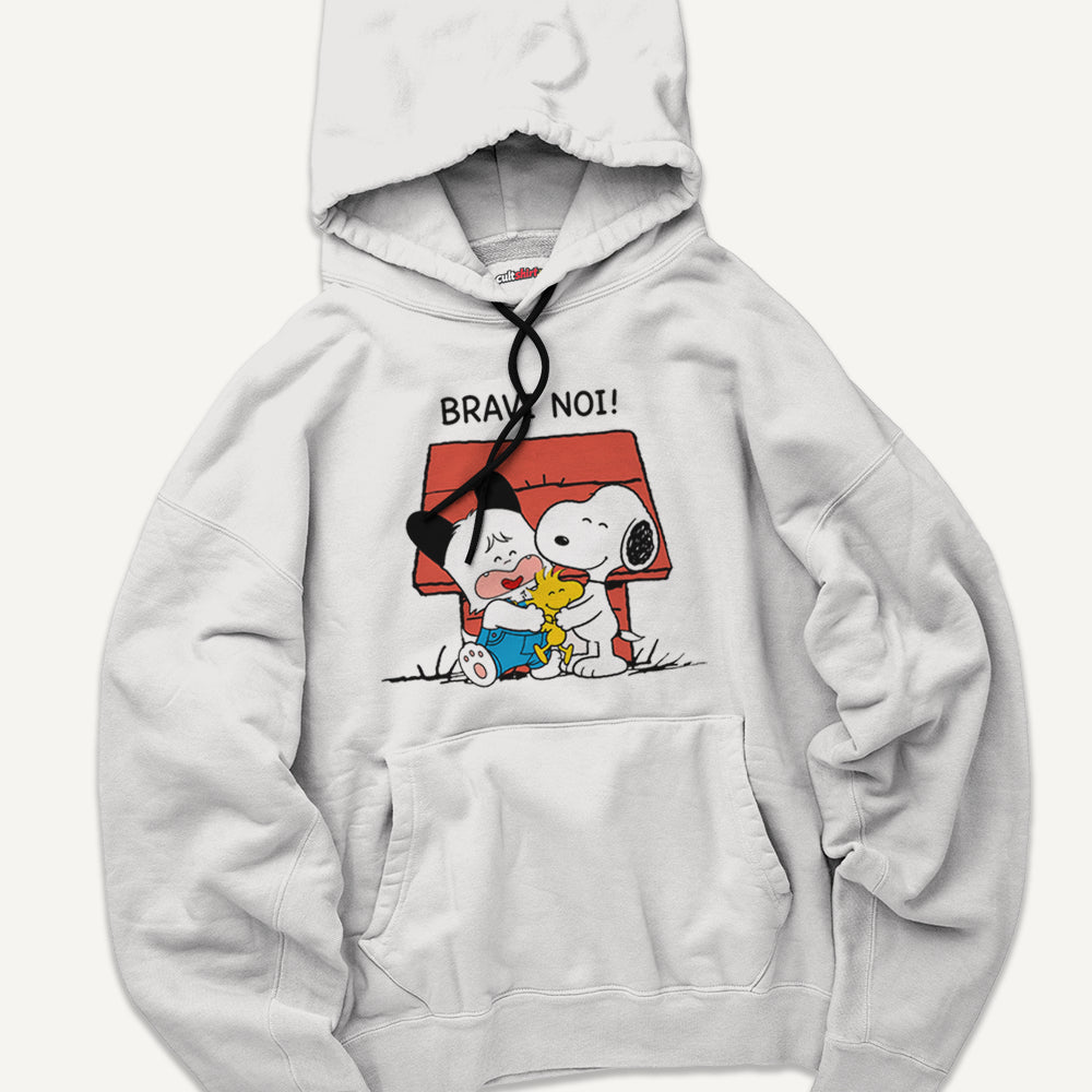 Felpa con Cappuccio Unisex Bravi Noi – Manga e Anime