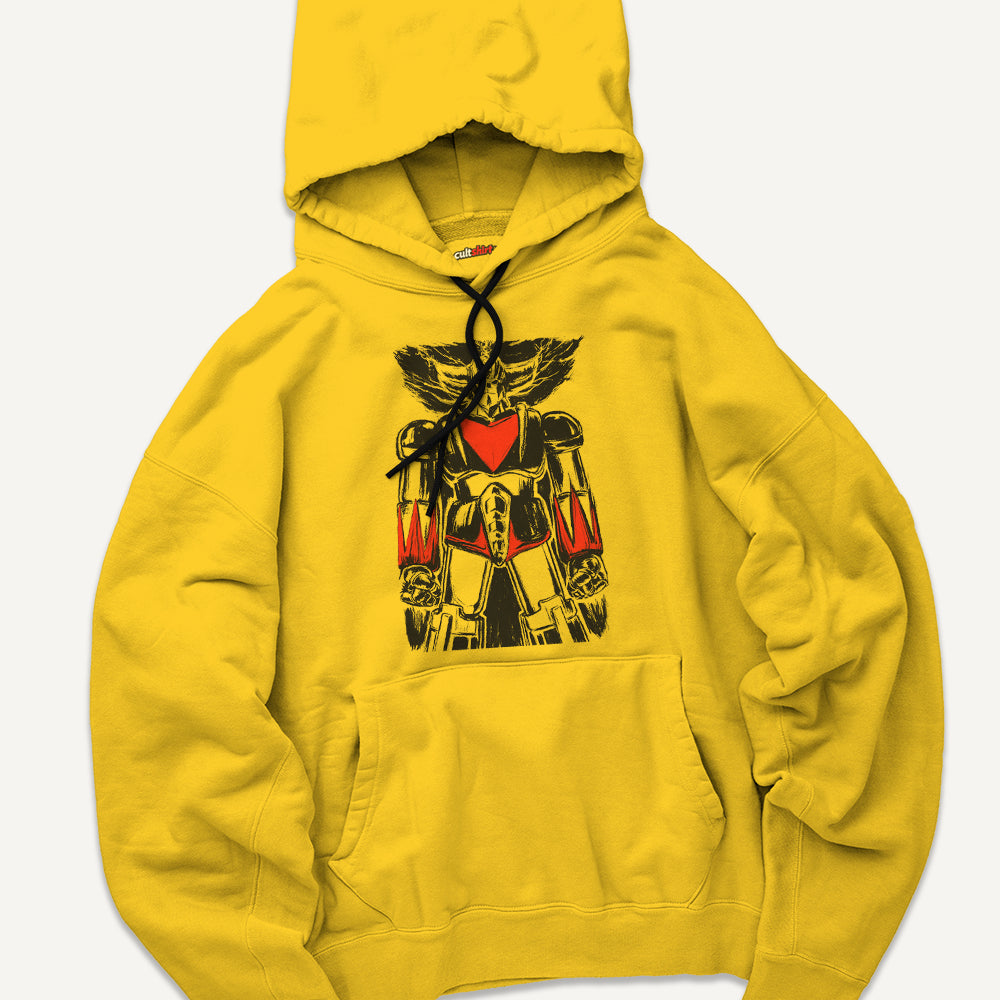 Felpa con Cappuccio Unisex Robottone Art – Manga e Anime