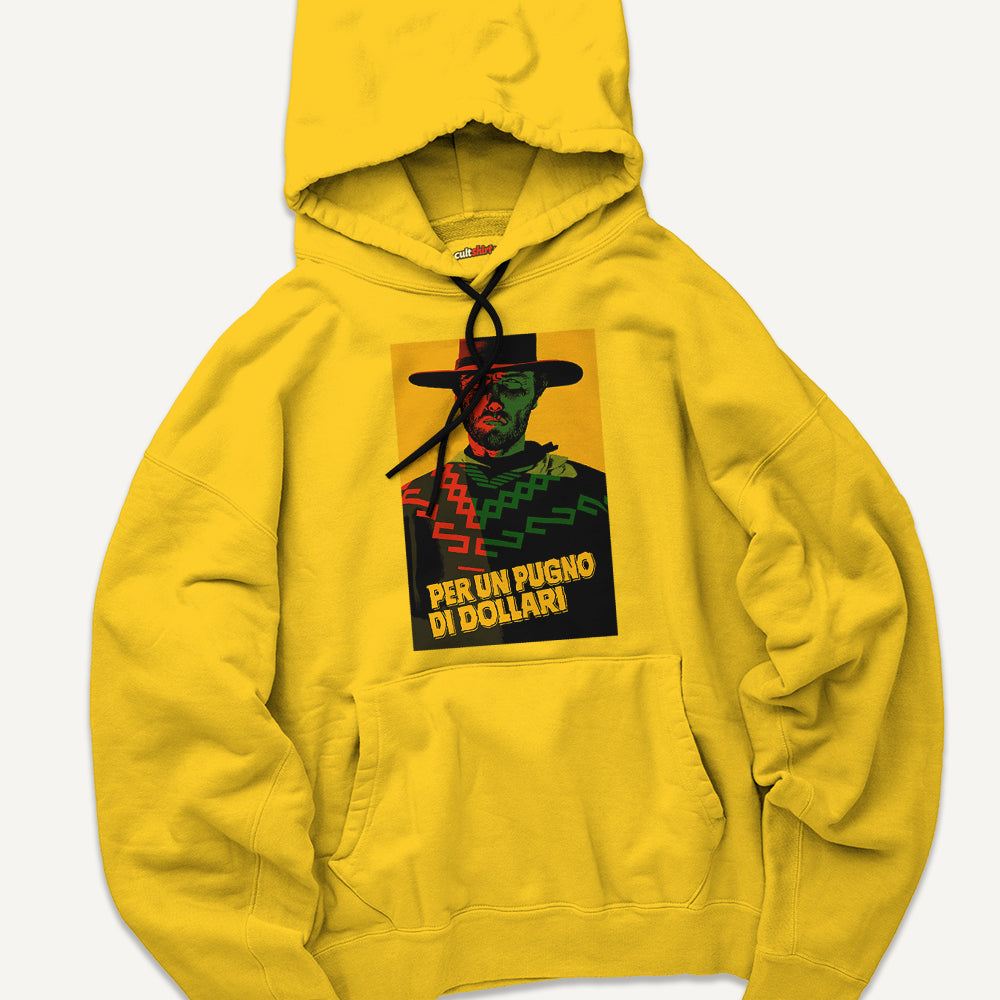 Felpa con Cappuccio Unisex Per un Pugno Western – Cinema Cult
