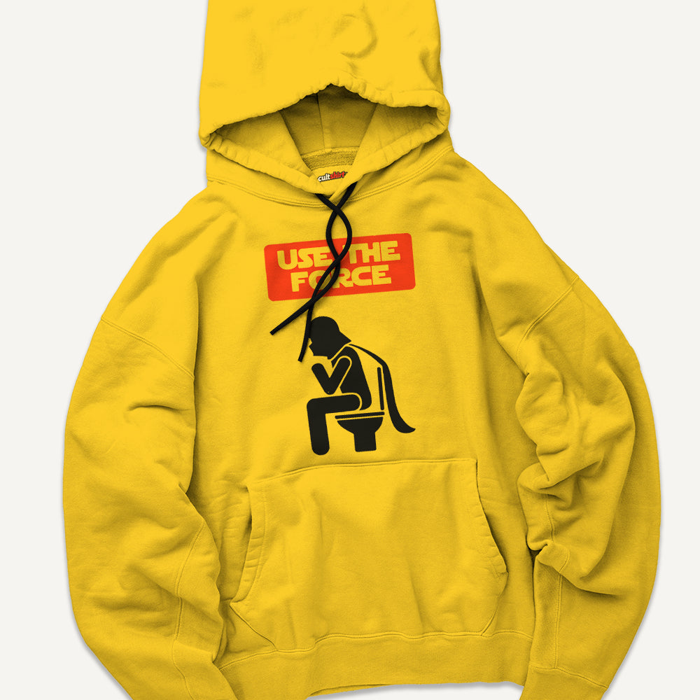 Felpa con Cappuccio Unisex Use the Force Cagando – Cinema Cult