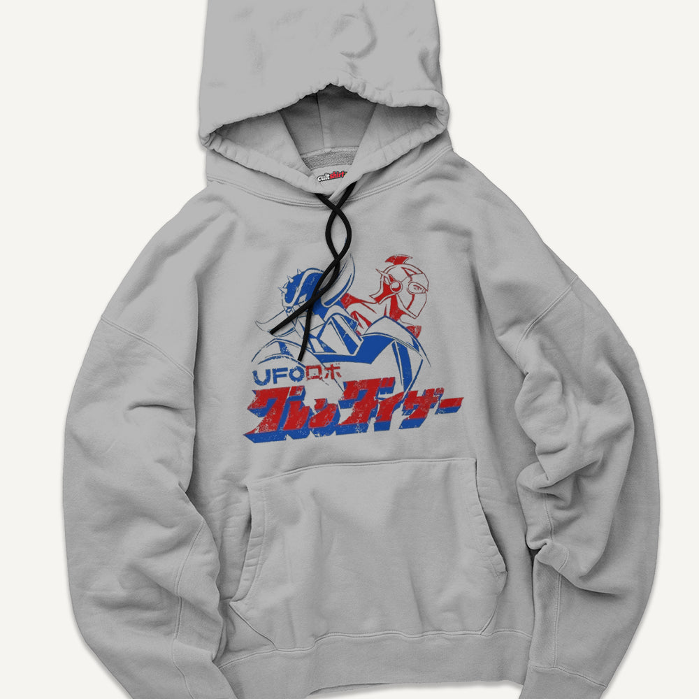 Felpa con Cappuccio Unisex UFO Robottone Manga – Manga e Anime