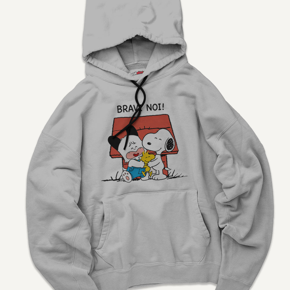 Felpa con Cappuccio Unisex Bravi Noi – Manga e Anime