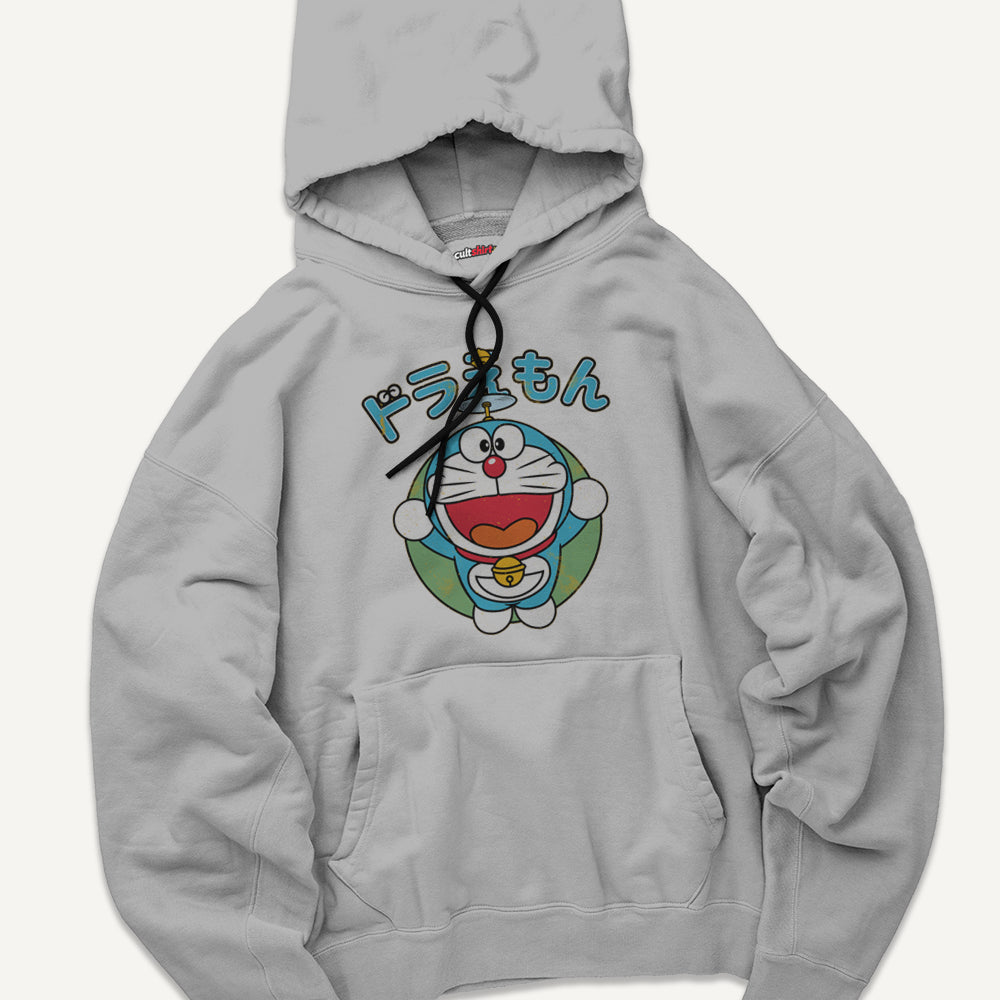 Felpa con Cappuccio Unisex Gatto Spaziale Giapponese – Manga e Anime