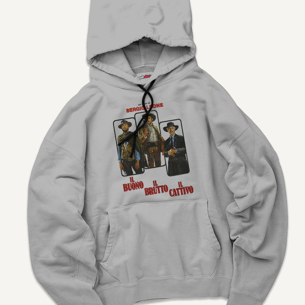 Felpa con Cappuccio Unisex Il Buono Western – Cinema Cult