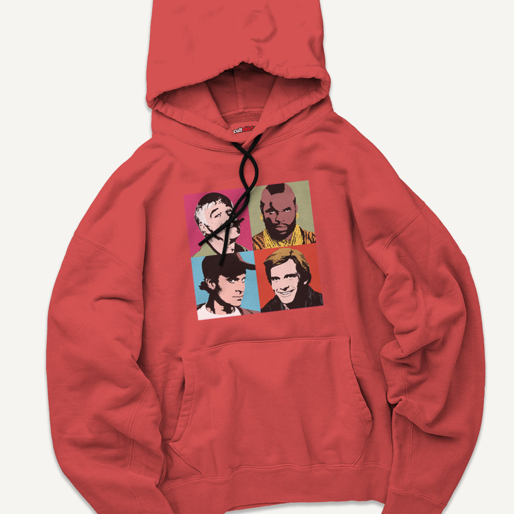 Felpa con Cappuccio Unisex Team Pop – Serie TV Cult