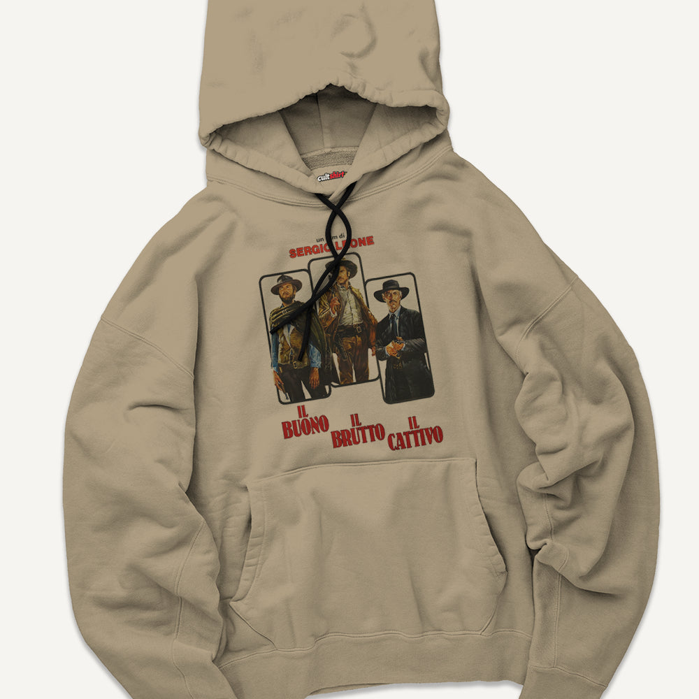 Felpa con Cappuccio Unisex Il Buono Western – Cinema Cult