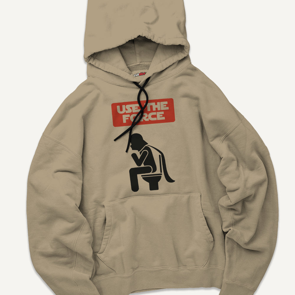 Felpa con Cappuccio Unisex Use the Force Cagando – Cinema Cult