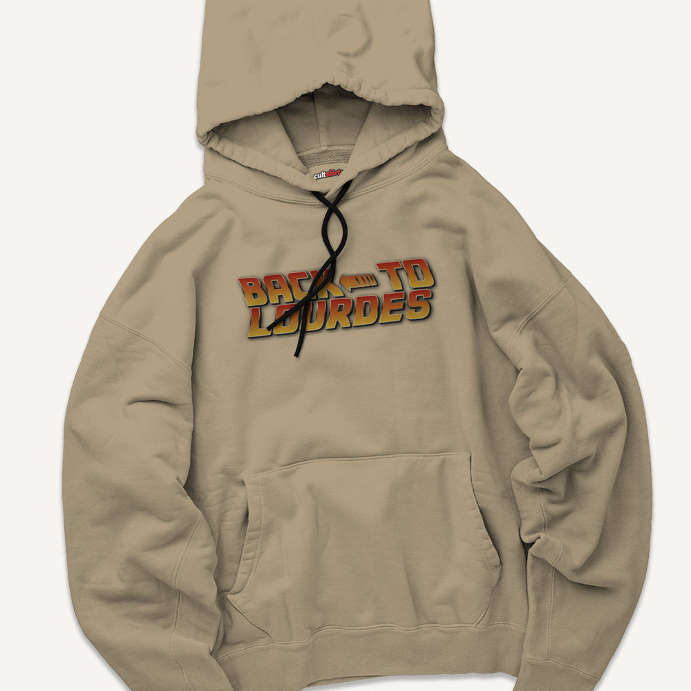 Felpa con Cappuccio Unisex Back to the Lourdes – Grafica Originale