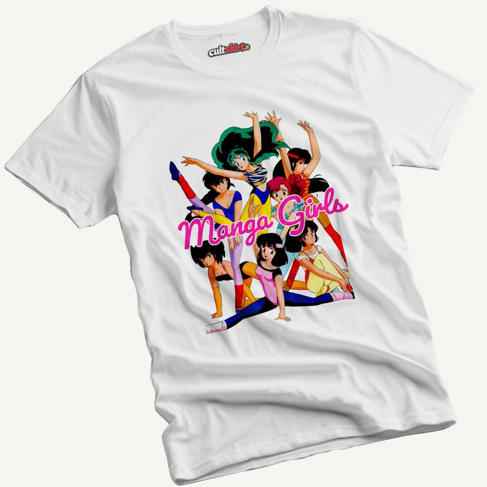 Maglietta Manga Girls | T-Shirt Anime Manga