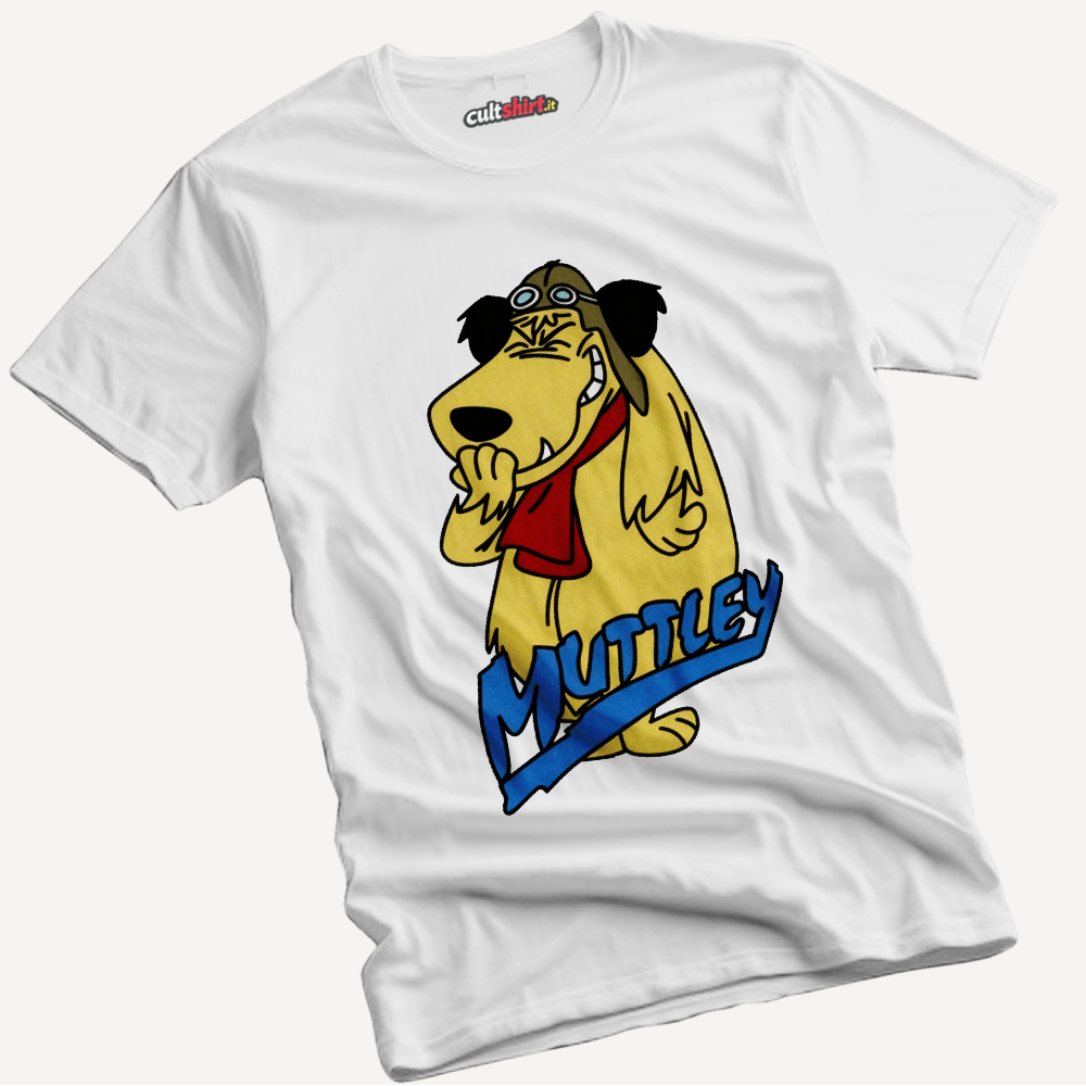 Maglietta Cane che Ride | T-Shirt Cartoon Vintage