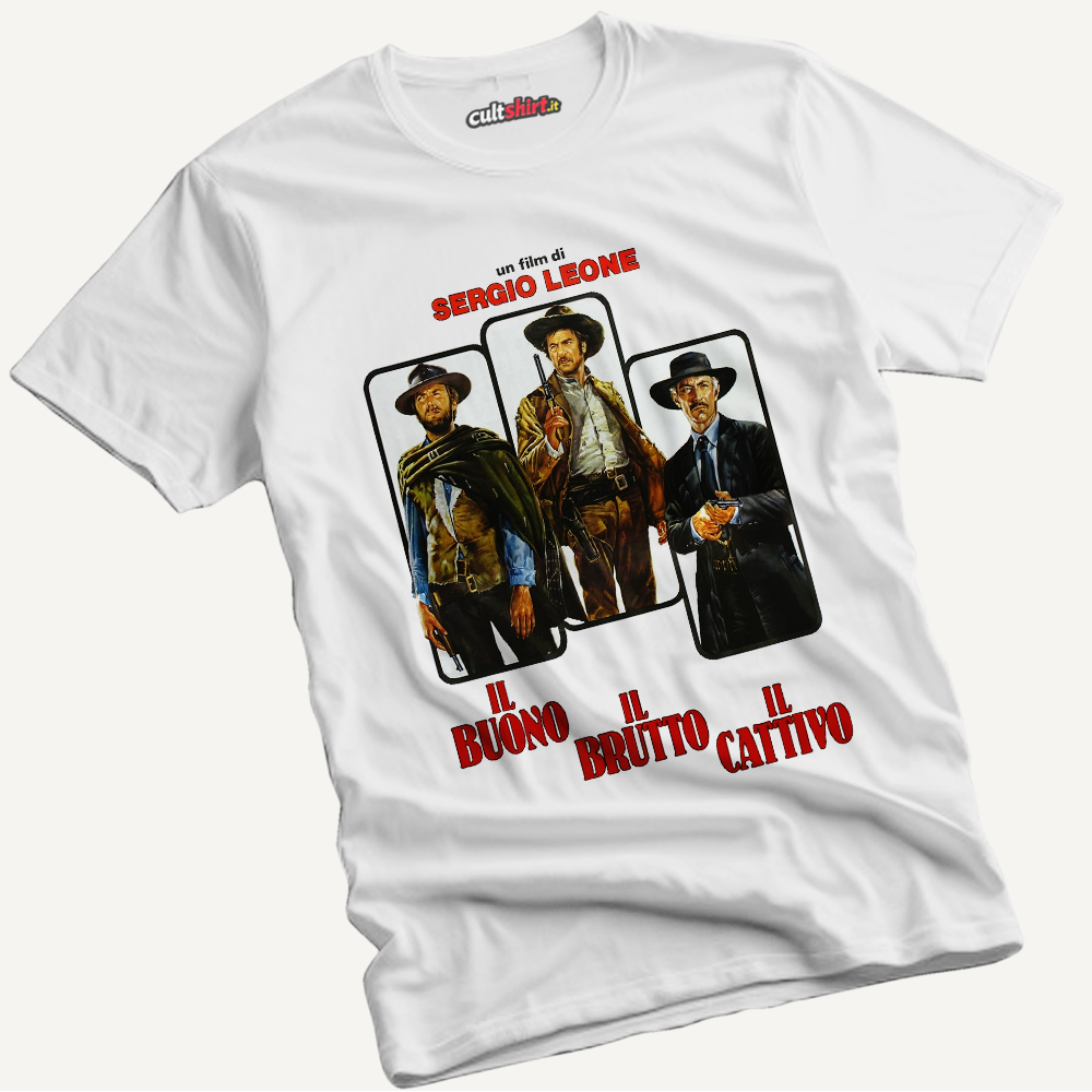 Maglietta Il Buono Western | T-Shirt Cinema Cult