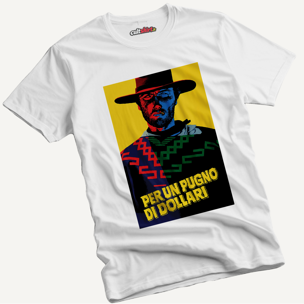 Maglietta Per un Pugno Western | T-Shirt Cinema Cult