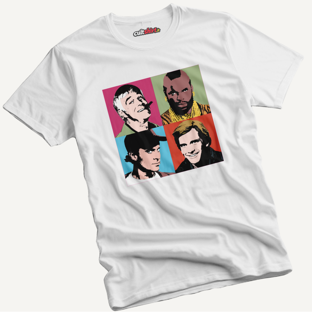 Maglietta Team Pop | T-Shirt Serie TV Cult