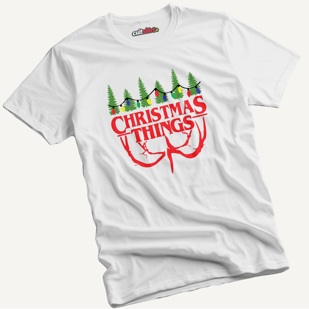 Maglietta Christmas Things | T-Shirt Serie TV Cult