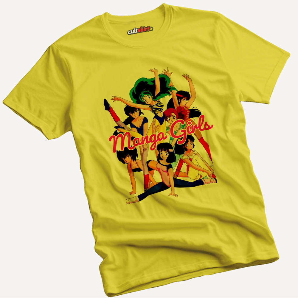 Maglietta Manga Girls | T-Shirt Anime Manga