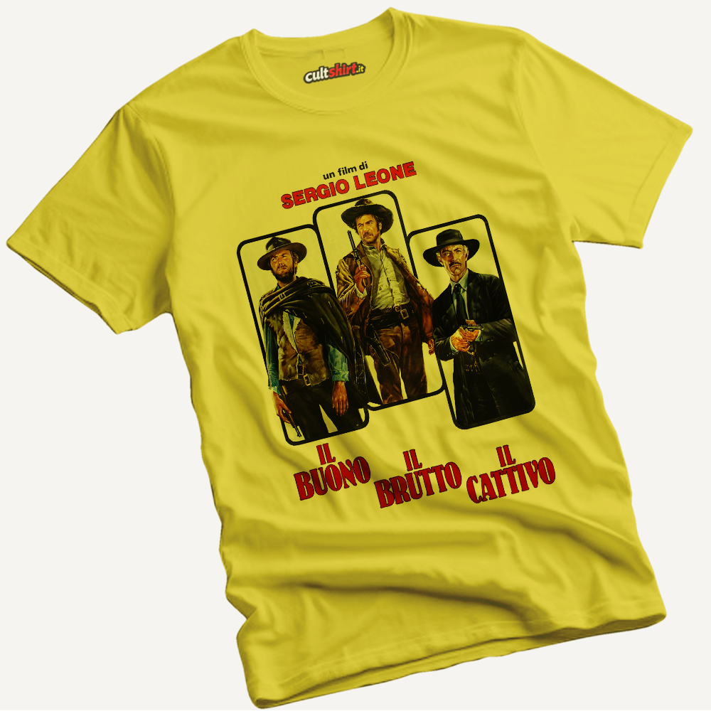 Maglietta Il Buono Western | T-Shirt Cinema Cult