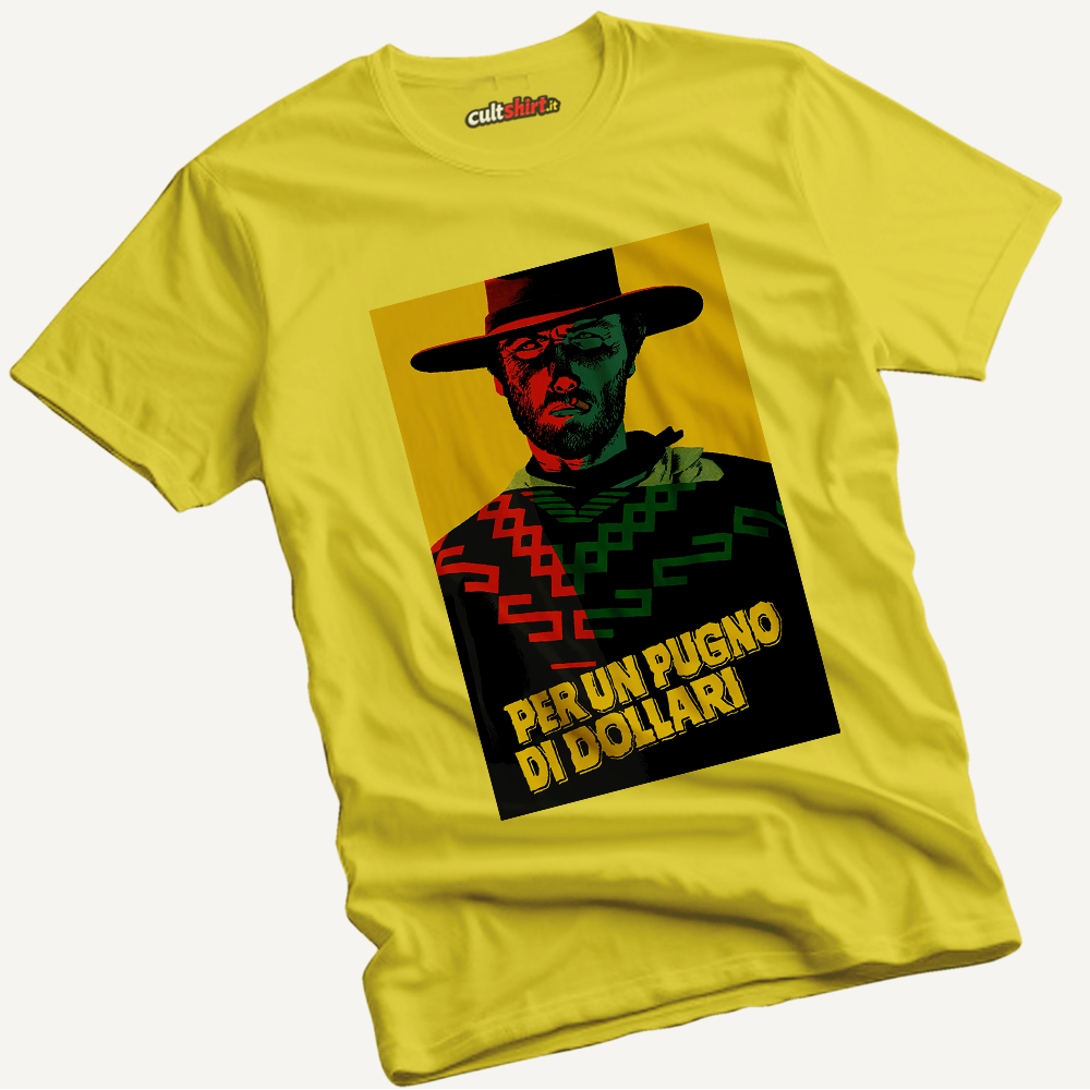 Maglietta Per un Pugno Western | T-Shirt Cinema Cult