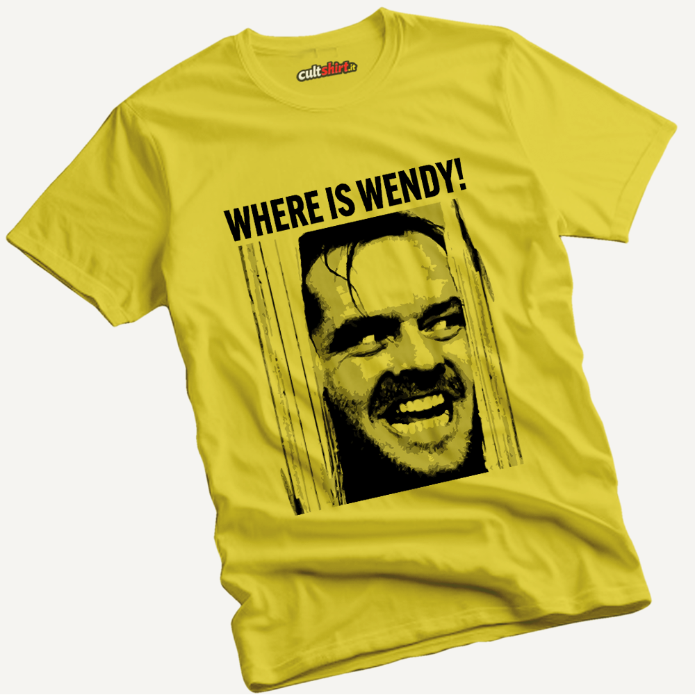 Maglietta Where Is Wendy | T-Shirt Cinema Cult