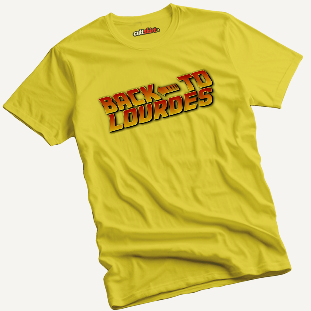 Maglietta Back to the Lourdes | T-Shirt Cinema Cult