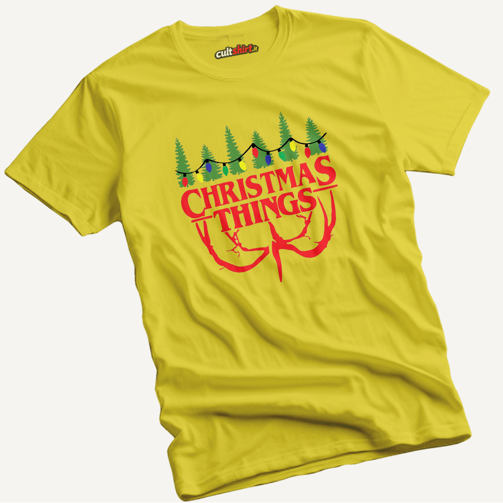 Maglietta Christmas Things | T-Shirt Serie TV Cult